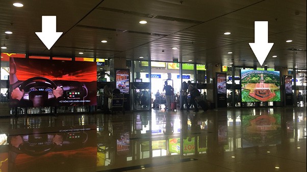 Sử dụng màn hình quảng cáo sân bay Tân Sơn Nhất giúp khách hàng dễ dàng tiếp cận thông tin hơn